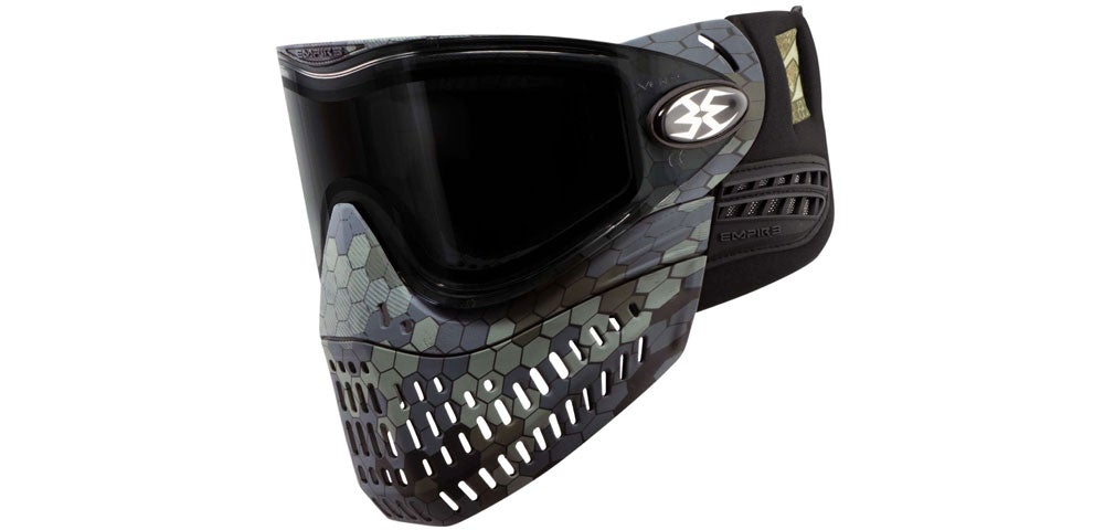 Empire E - Flex Paintball Maske - LE Hex Camo +2tes Maskenglas - Paintball Buddy