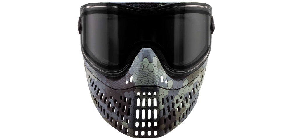 Empire E - Flex Paintball Maske - LE Hex Camo +2tes Maskenglas - Paintball Buddy