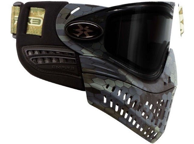 Empire E - Flex Paintball Maske - LE Hex Camo +2tes Maskenglas - Paintball Buddy