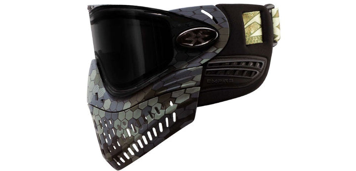 Empire E - Flex Paintball Maske - LE Hex Camo +2tes Maskenglas - Paintball Buddy