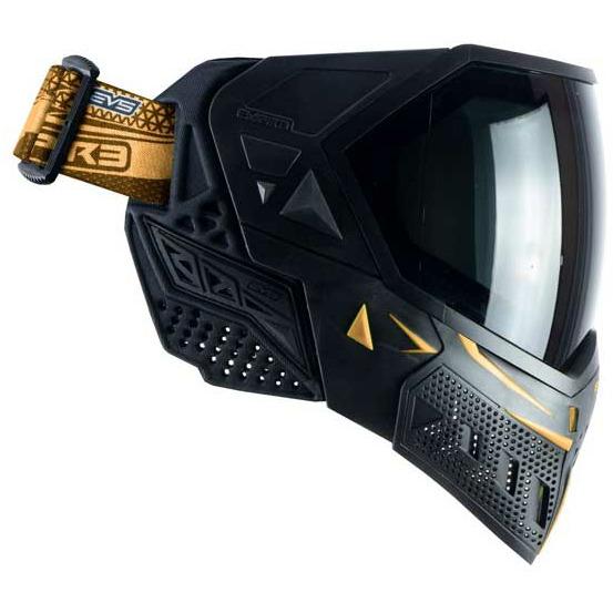 Empire EVS Thermal Paintball Maske - Schwarz Gold Ninja Glas - Paintball Buddy