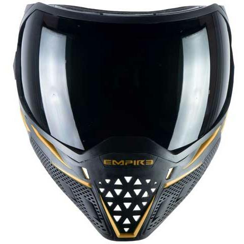 Empire EVS Thermal Paintball Maske - Schwarz Gold Ninja Glas - Paintball Buddy