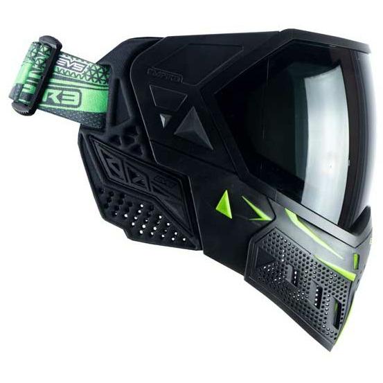 Empire EVS Thermal Paintball Maske - Schwarz Lime Grün Ninja Glas - Paintball Buddy