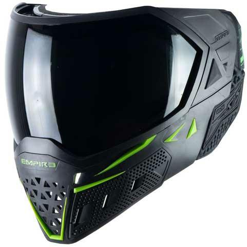 Empire EVS Thermal Paintball Maske - Schwarz Lime Grün Ninja Glas - Paintball Buddy