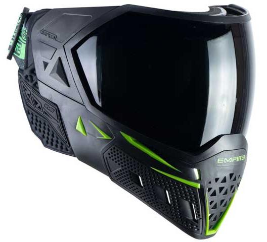 Empire EVS Thermal Paintball Maske - Schwarz Lime Grün Ninja Glas - Paintball Buddy