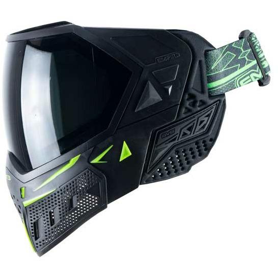 Empire EVS Thermal Paintball Maske - Schwarz Lime Grün Ninja Glas - Paintball Buddy