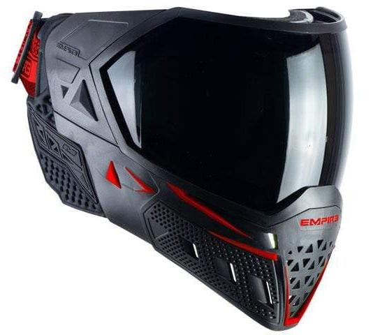 Empire EVS Thermal Paintball Maske - Schwarz Rot Ninja Glas - Paintball Buddy