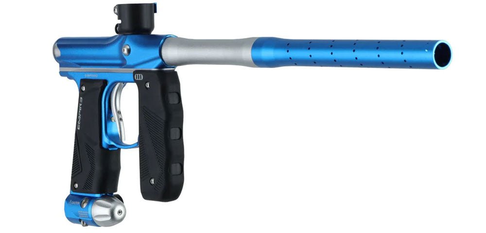 Empire Mini GS E - Pneumatischer Paintball Markierer - Dust Blue Silver - Paintball Buddy
