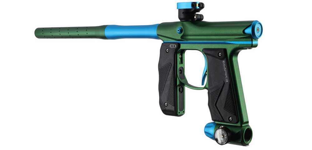Empire Mini GS E - Pneumatischer Paintball Markierer - Dust Green Dust - Aqua - Paintball Buddy