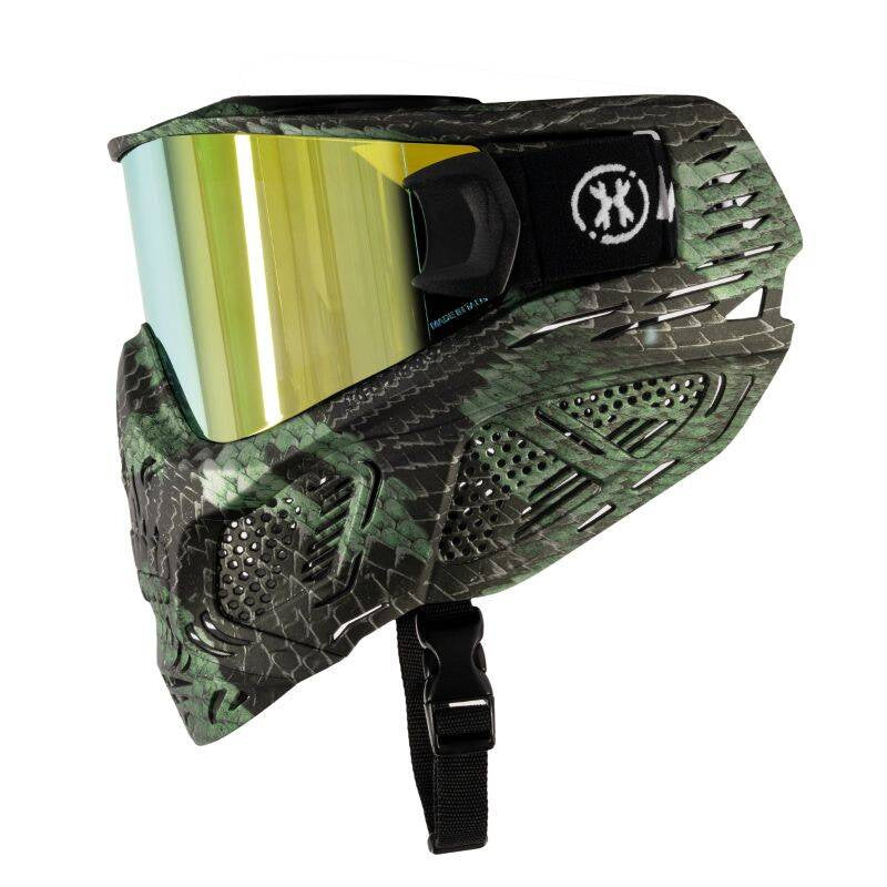 HK Army HSTL Thermal Paintballmaske Skull Punisher - Snake Green
