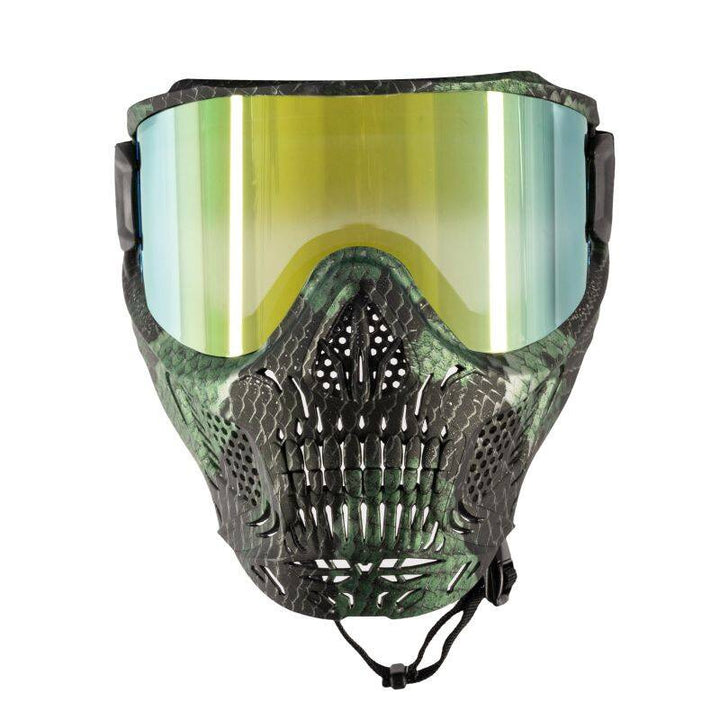 HK Army HSTL Thermal Paintballmaske Skull Punisher - Snake Green