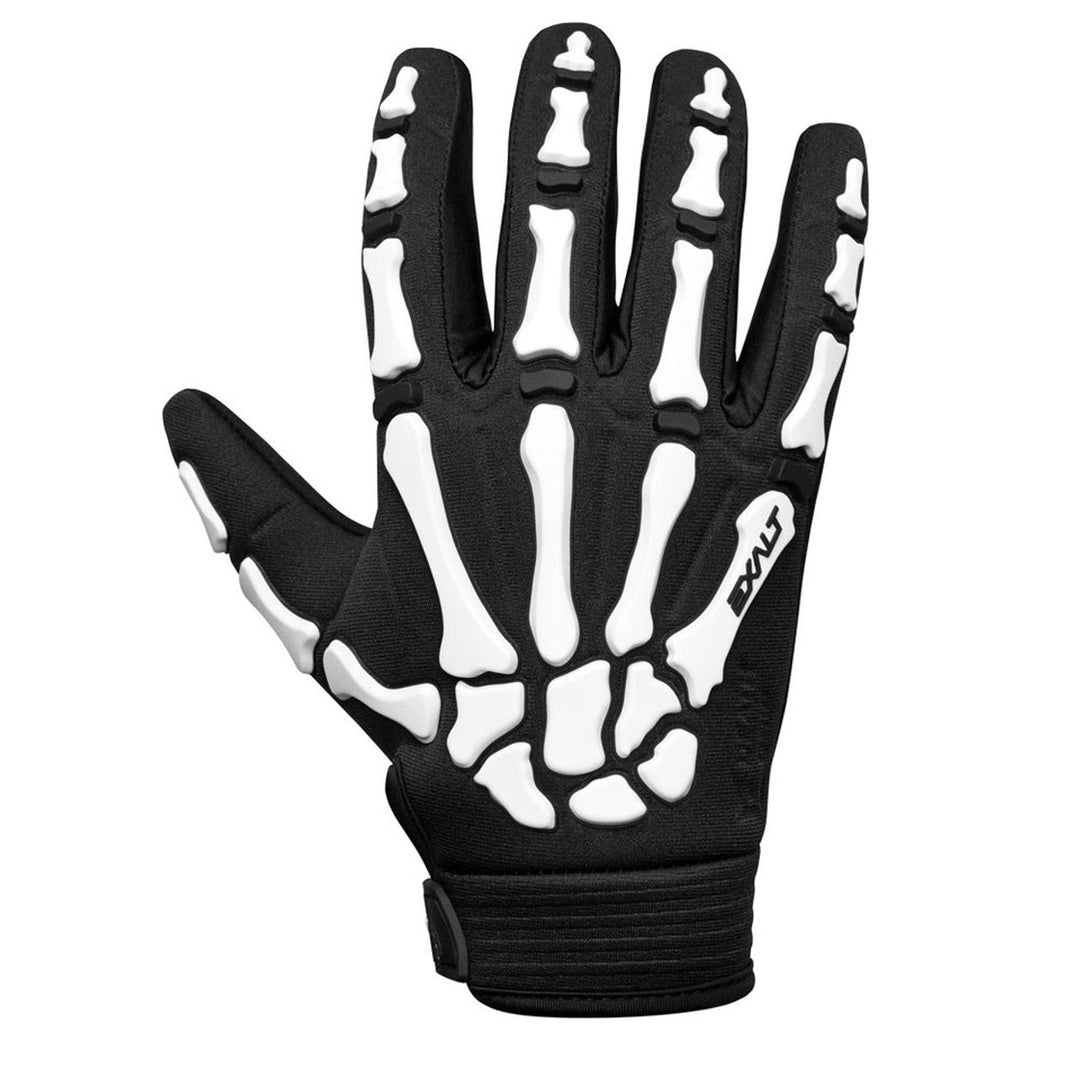 Exalt Death Grip Fullfinger Handschuhe - Schwarz / Weiß - Paintball Buddy