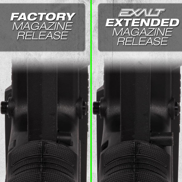 Exalt Tippmann TiPX / TCR Extended Magazine Release - Paintball Buddy