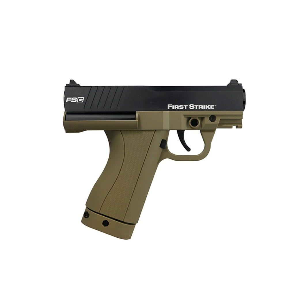 First Strike Compact Pistol - Tan Schwarz - Paintball Buddy