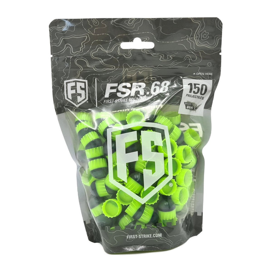 First Strike Rounds cal.68 Paintballs 150er Beutel - Green - Paintball Buddy