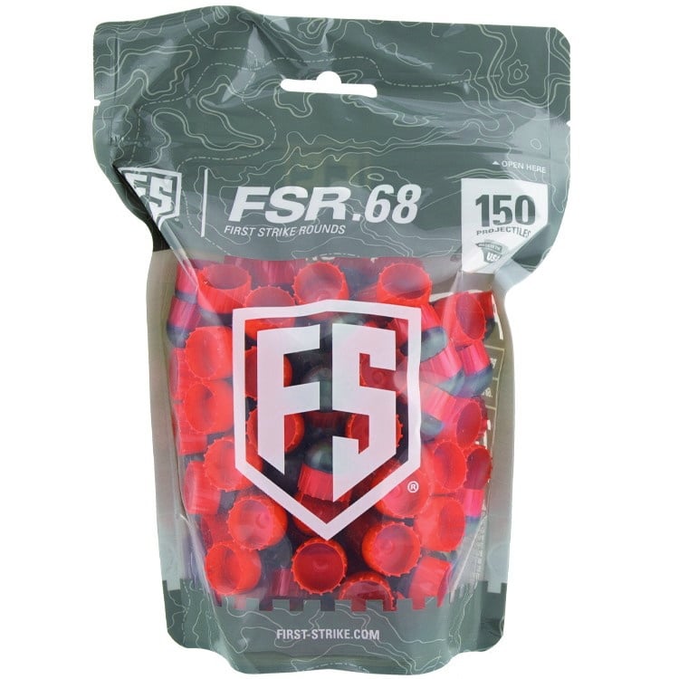 First Strike Rounds cal.68 Paintballs 150er Beutel - Rot