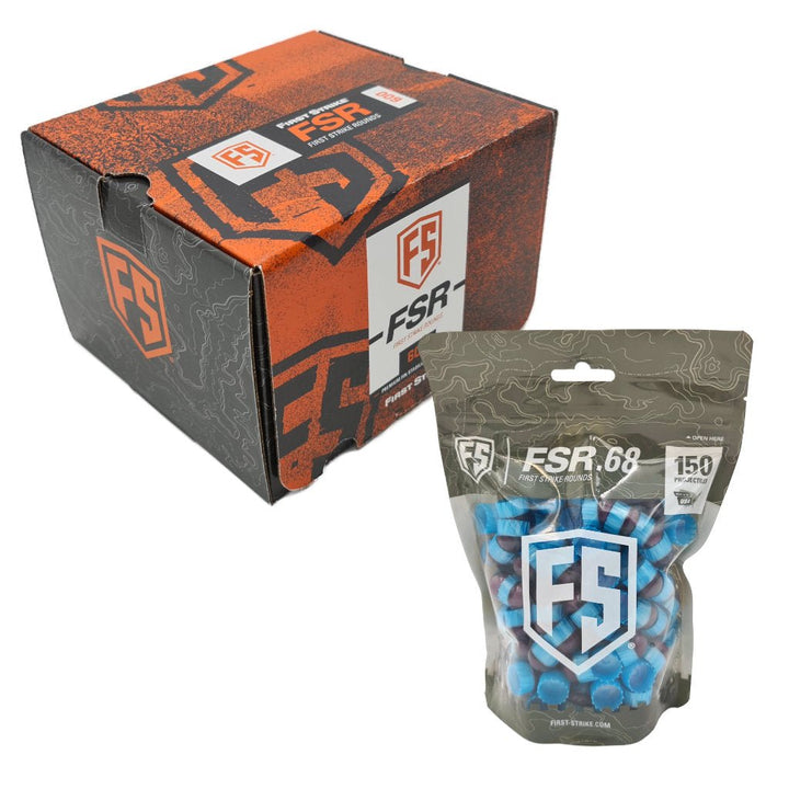 First Strike Rounds cal.68 Paintballs 600er Kiste - Blue - Paintball Buddy