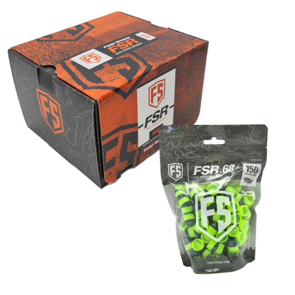First Strike Rounds cal.68 Paintballs 600er Kiste - Green