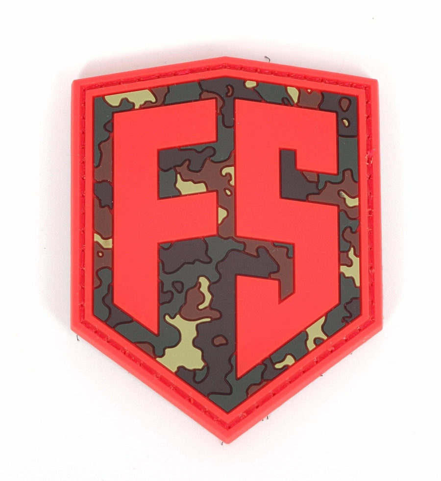 First Strike Shield Patch - Orange Camo - Paintball Buddy