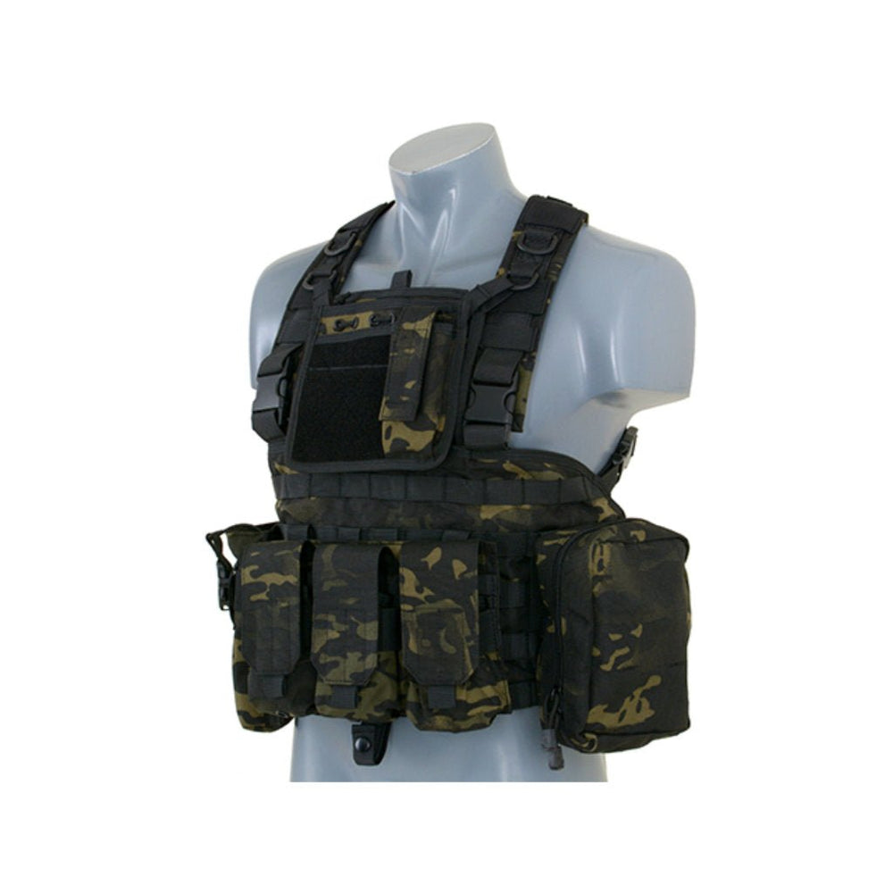 Force Recon Chest Rig - Multicam Black - Paintball Buddy