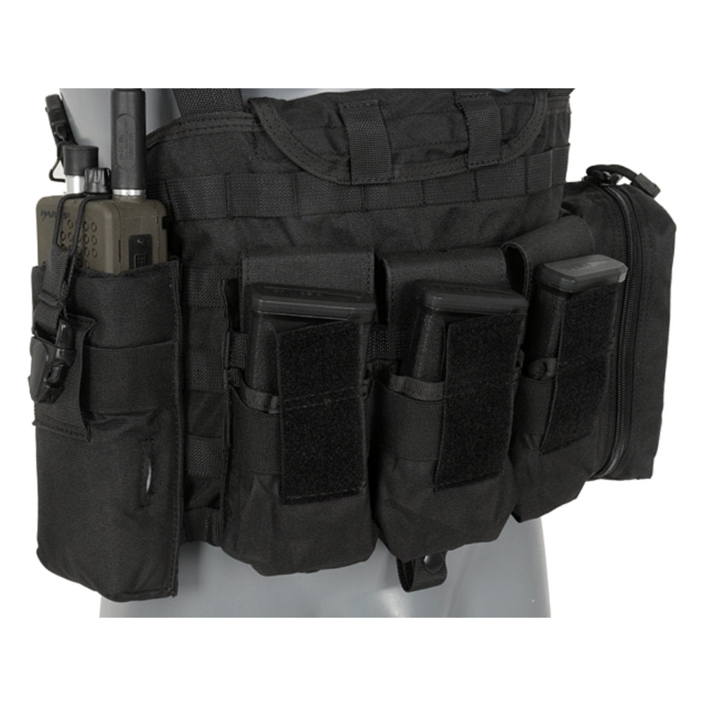 Force Recon Chest Rig - Schwarz - Paintball Buddy