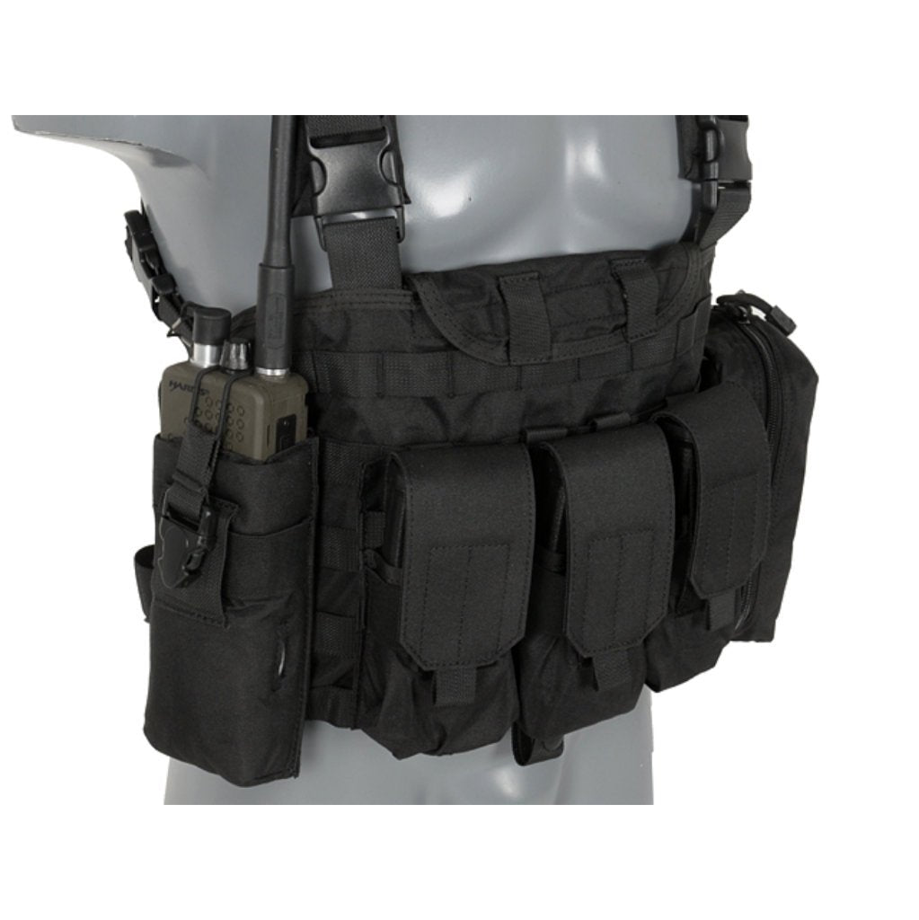 Force Recon Chest Rig - Schwarz - Paintball Buddy