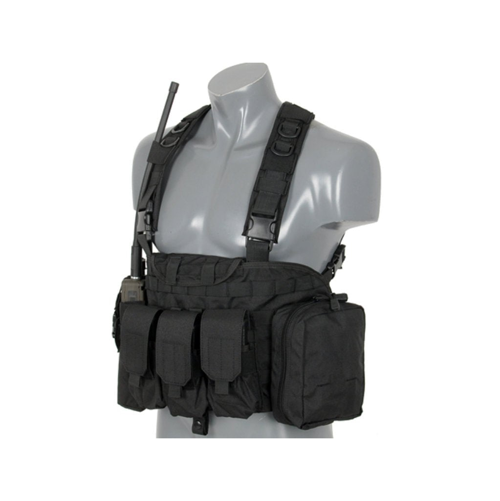 Force Recon Chest Rig - Schwarz - Paintball Buddy