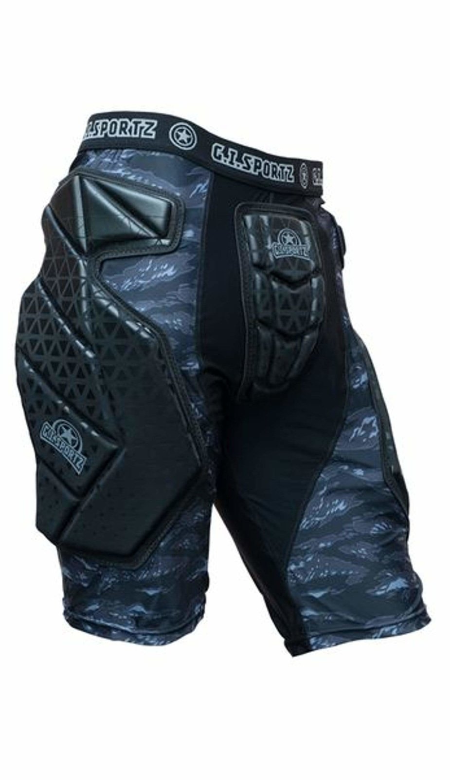 GI Sportz Protective Race Slide Shorts - Schwarz - Paintball Buddy