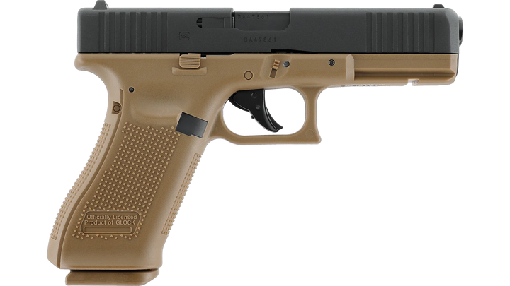 Glock 17 Gen5 Airsoft Pistole 6mm BB <2,0 Joule Black Coyote - Paintball Buddy