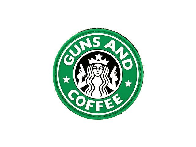 Guns & Coffee PVC Patch - Paintball Buddy