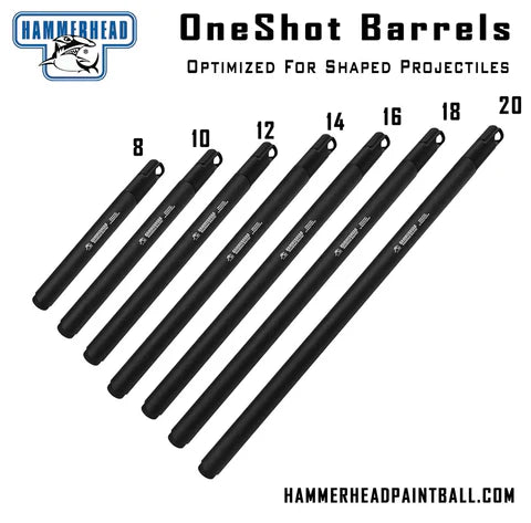 Hammerhead OneShot FS T15 Optimized Lauf mit Zügen und Feldern - Paintball Buddy