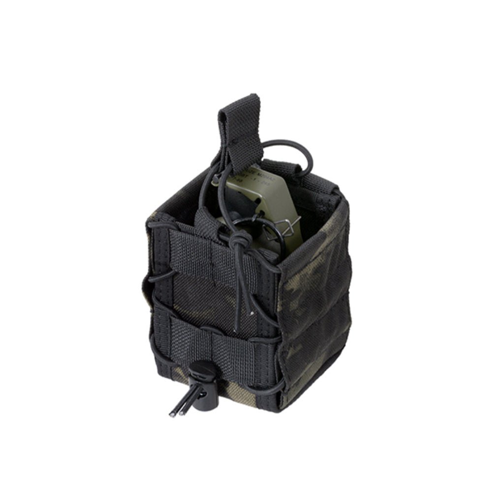 Handgranaten Tasche für Molle - Multicam Black - Paintball Buddy