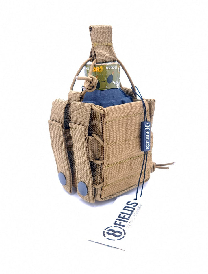 Handgranaten Tasche für Molle - Tan - Paintball Buddy