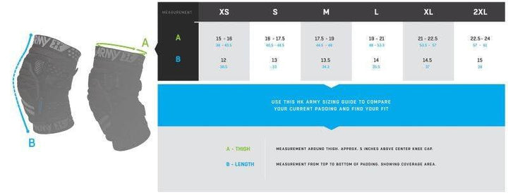HK Army CTX Knieschützer - Schwarz - Paintball Buddy