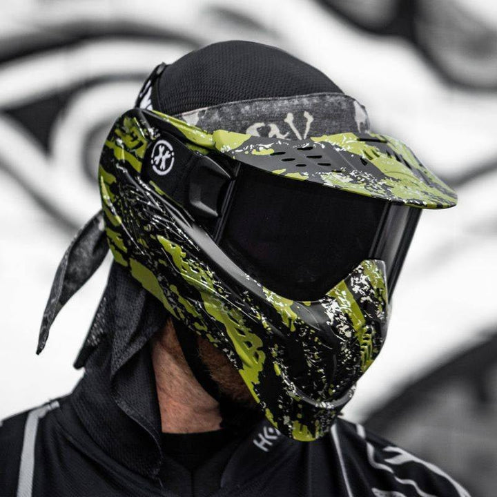 HK Army HSTL Thermal Paintballmaske - Fracture Black Olive