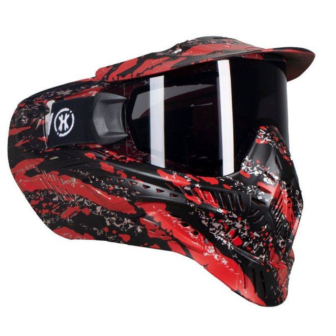 HK Army HSTL Thermal Paintballmaske - Fracture Black Red