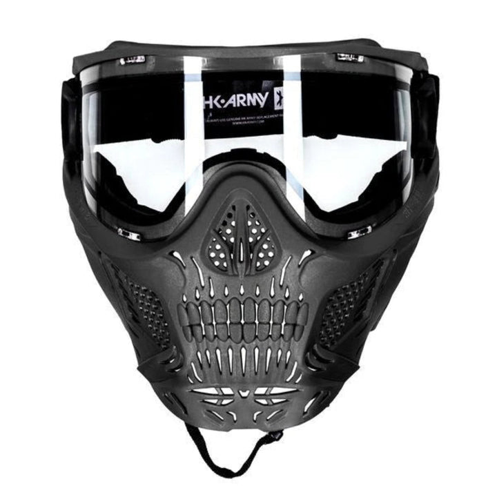 HK Army HSTL Thermal Paintballmaske Skull Death - Schwarz Klar - Paintball Buddy