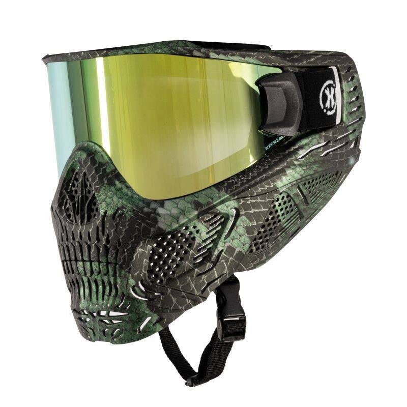 HK Army HSTL Thermal Paintballmaske Skull Punisher - Snake Green - Paintball Buddy