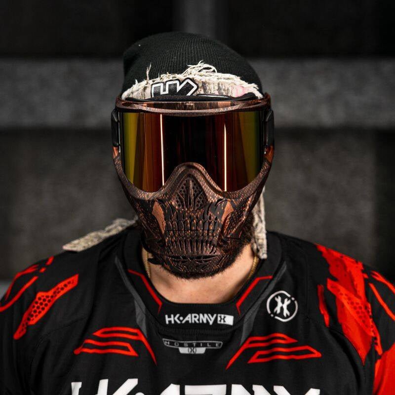 HK Army HSTL Thermal Paintballmaske Skull Punisher - Snake Red - Paintball Buddy