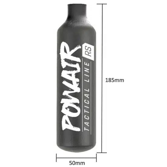 HP Flasche PowAir Tactical Line RS 0,23Liter / 15ci 300 Bar ohne Reg - Paintball Buddy