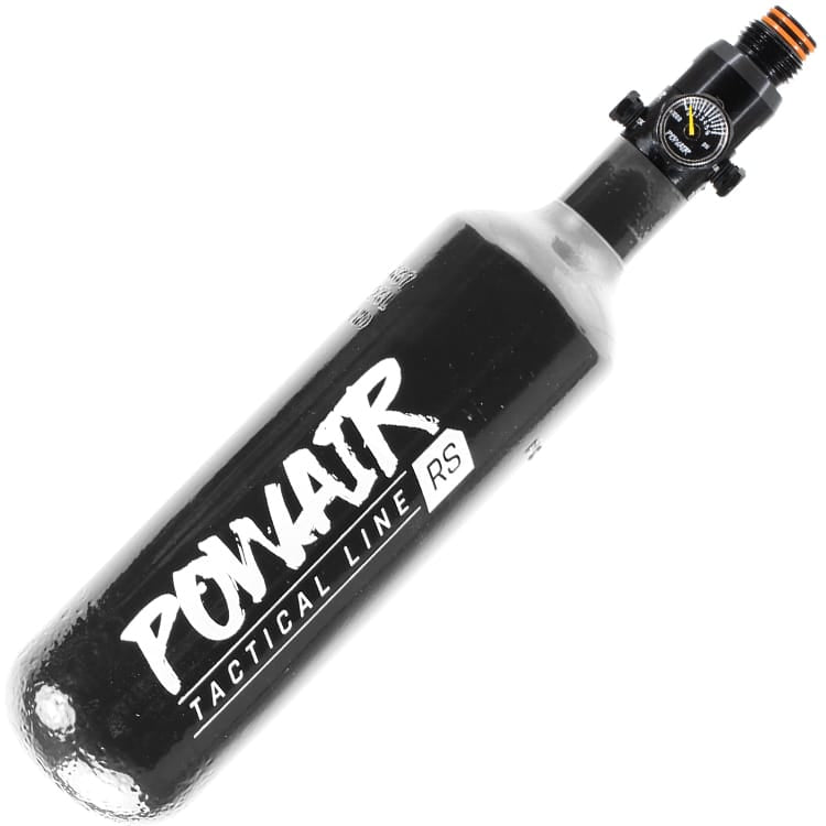 HP System PowAir Tactical Line RS 0,23Liter / 15ci 300 Bar mit Maxreg Regulator - Paintball Buddy