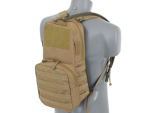 Hydration Backpack Trinkrucksack 3L - Coyote - Paintball Buddy