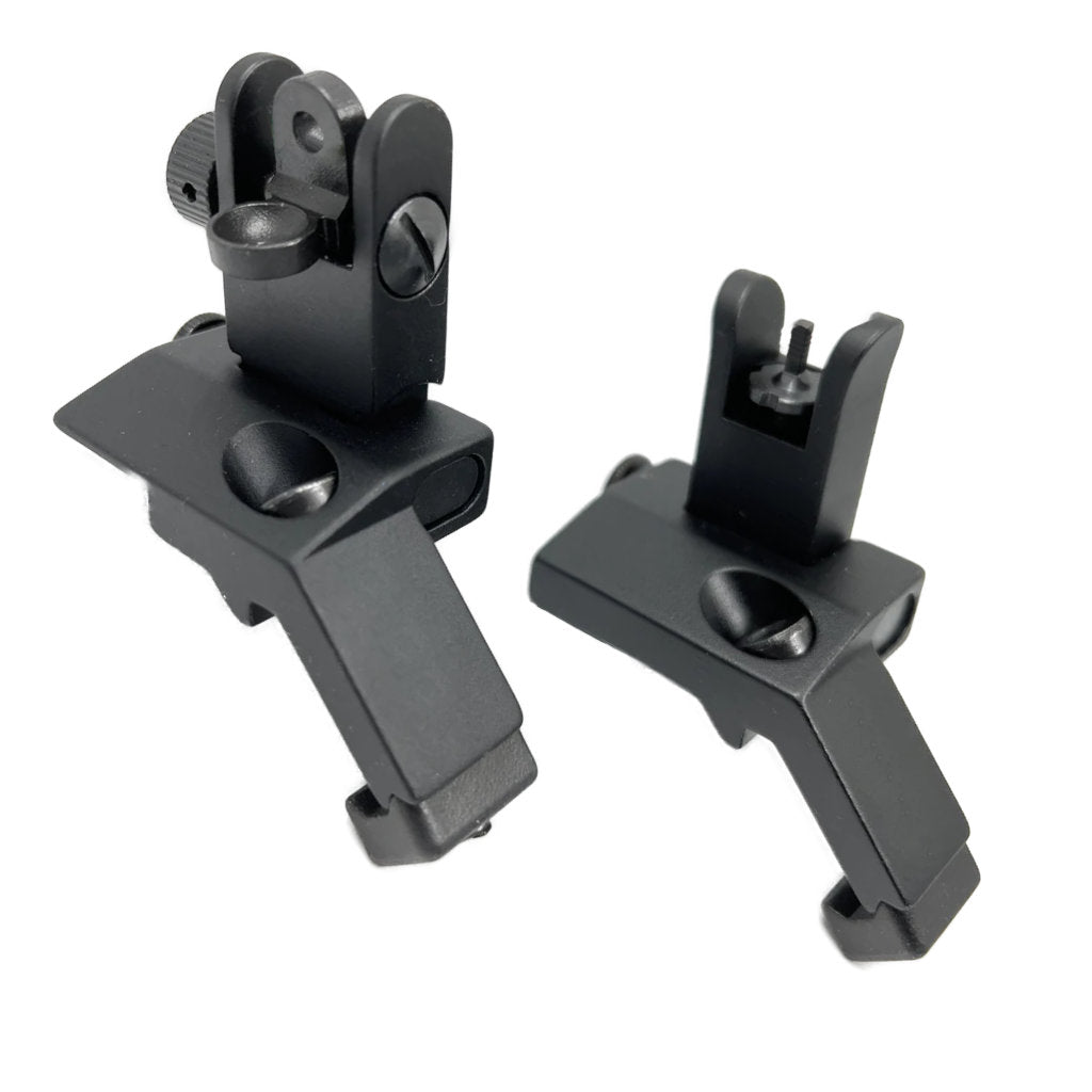 Iron Sights Flip up Canted Offset - Schwarz - Paintball Buddy