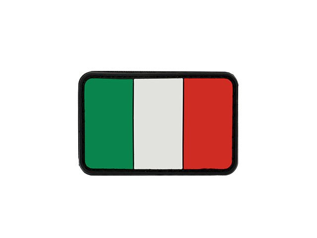 Italy Flag PVC Patch - Paintball Buddy