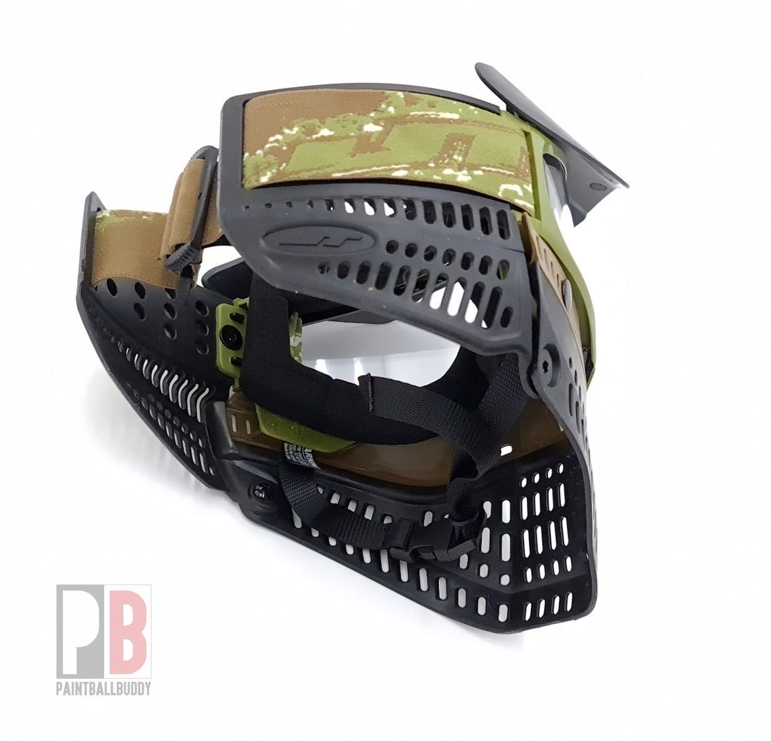 JT Proflex Thermal Paintball Maske - Olive, Brown - Paintball Buddy