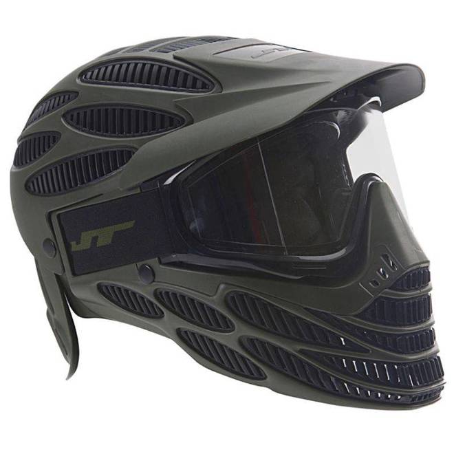 JT Spectra Flex 8 Thermal Full Cover Paintball Maske - Olive - Paintball Buddy