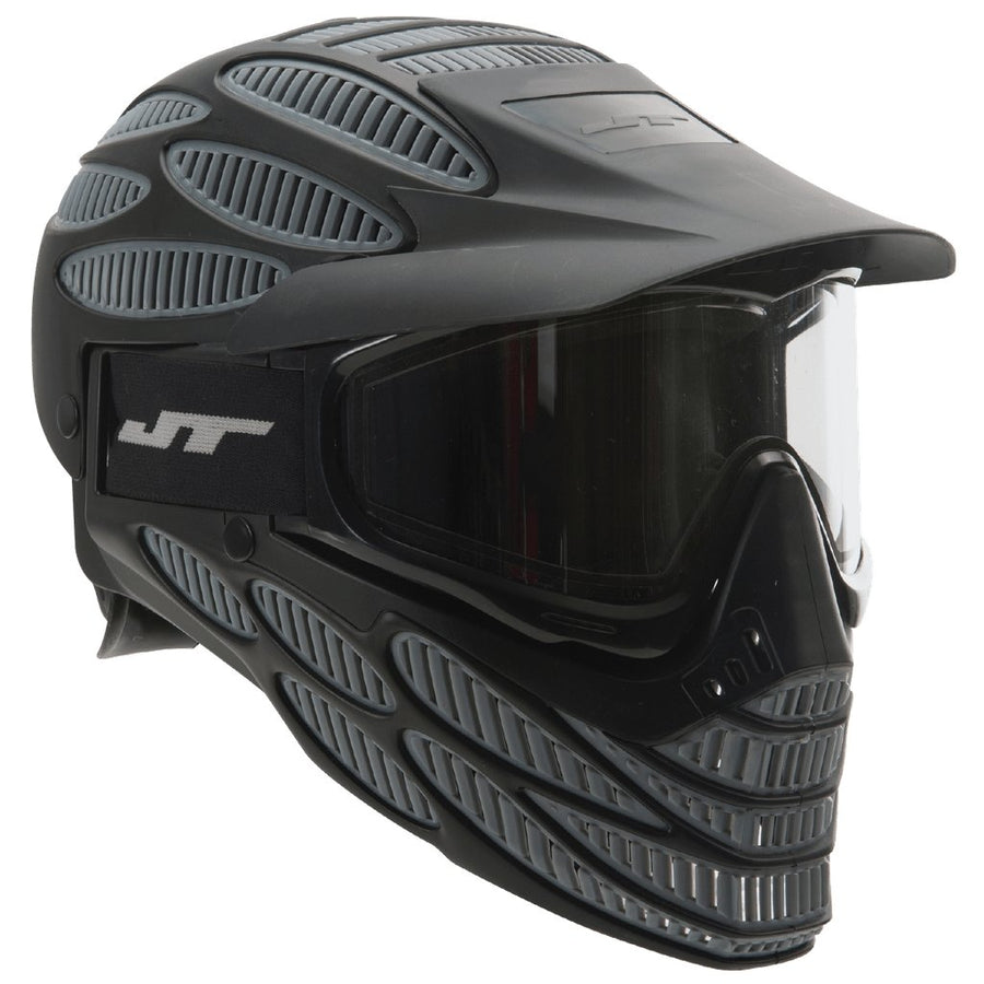 JT Spectra Flex 8 Thermal Full Cover Paintball Maske - Schwarz, Grau - Paintball Buddy