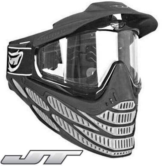 JT Spectra Flex 8 Thermal Paintball Maske - Schwarz, Grau - Paintball Buddy