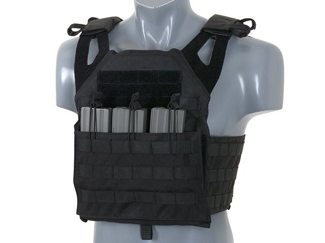 Jump Plate Carrier - Schwarz - Paintball Buddy