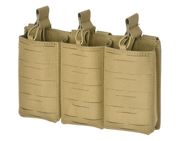 Laser - Cut Panel mit 3 AR15 Magazintaschen - Coyote - Paintball Buddy